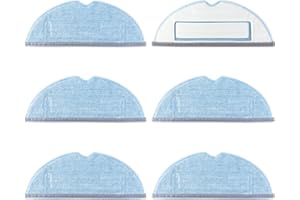 K KUMEED Lot de 6 Serpillère de rechange pour aspirateur Xiaomi Roborock T7S T7S plus S7 chiffons de nettoyage pour Roborock S7