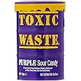 12 x Purple Toxic Waste Drum Candy Sweets - Ultra Sour Flavours (Grape, BlackBerry, Blueberry, Blackcurrant & Black Cherry)