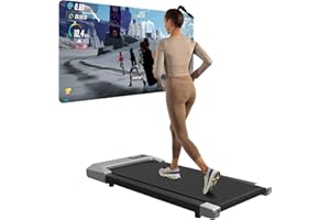 Copant Cinta de Correr, Cinta de Correr con LCD Scarn, 2.5 HP Caminador con App &Mando a Distancia，Carga MAX 159 kg, con cursos de formación y Carreras, 1-8km/h para el hogar o la Oficina.