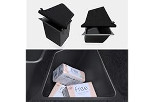 Arcoche Rear Trunk Organizer Storage Box Bins Side Box for Tesla Model Y (2 PC 1 PC Berlin Version)