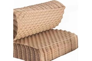 DAELESR 50 Feuilles Papier Kraft à Bulles Écologique, 29x30cm Emballage Papier Coussin, pour Déménagement Expédition Breakables, Emballage (A)