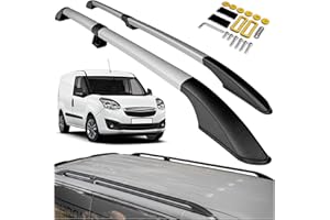 CHROMEMASTER | Compatibili con Fiat Doblo Long 2010-2022 | Barre Trasversali da Tetto, Mancorrenti sul Tetto | Sono Utilizzate per il Montaggio di Portapacchi, Box da Tetto o Portabiciclette