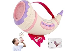 SJYIH Toys for 3 4 5 6 7 8 Year Old Girls, Animal Assembly Call Horn Toy Age 3-8 Year Old Boy Girl Gift for 4 5 6 Year Old Girl Gift Age 5 6 7 8 Boy Girl Toddler Toys Kids Animal Assembly Call Horn (Pink)