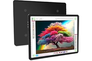 Elice Rechargeable A4 Light Pad for Diamond Painting, Magnetic LED Light Board with Physical Button, Super Bright Diamond Art Light Pad, Ultra-Thin Light Box for Tracing, Weeding Vinyl, Artists -Black