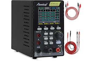 ‎ABESTOP ATM6301 2 in 1 Funktionen DC-Stromversorgung + Multimeter 0-60V/0-10A/300W Mehrere Schutzfunktionen mit 2,8-Zoll-LCD USB-Laden
