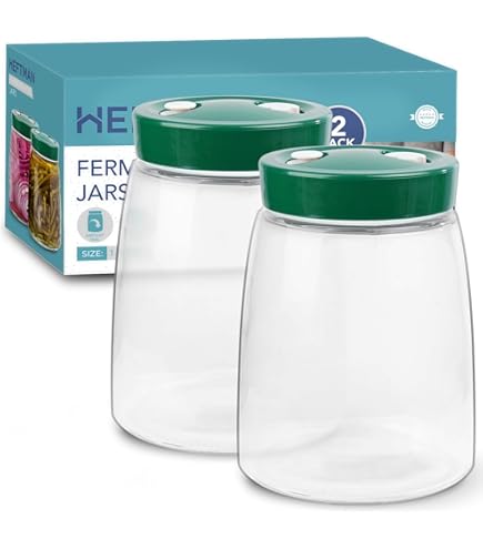 Kilner Barattolo In Vetro A Bocca Larga 0,2L - 200ml Per Conservazione Sottovuoto, Coperchio In 2 Pezzi, Marchio Stampato
