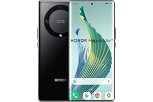 HONOR Magic5 Lite 5G Telefon komórkowy, Bateria Smartphone 5100 mAh, zakrzywiony ekran AMOLED 120 Hz, cienki i lekki, potrójny aparat 64MP, 8+256 GB, Dual SIM, Android 12, czarny