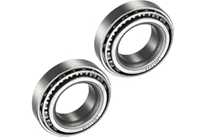 Kozelo 2 Pezzi Cuscinetto a Rulli Conici Lm67048/Lm67010 -[1,25" x 2,328" x 0,66"] Set di Cono e Coppa Acciaio Cromato per l'Uso Nei Sistemi di Trasporto