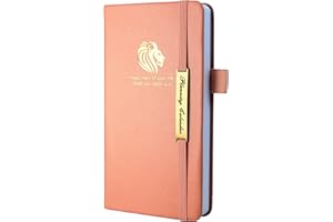 EARNING POWER Diary 2024-2025 - 18 Month Diary from Jan. 2024 to Jun.2025 Mid Year, A6 Pocket Week to View Diary, Weekly & Month Planner with Leather Cover, Pen Loop, Inner Pocket (Pink)