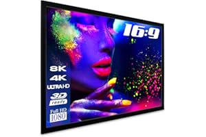 ESMART Professional MIRALE AKUSTYKA Rama Ekran 266 x 149 cm (120") 16:9 | Projektor do kina domowego Ekran projekcyjny Rama Ekran LCD LED