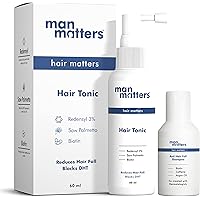 Man Matters Hair Tonic | 3% Redensyl | DHT Blocker | Reduce Hair Fall | Added Saw Palmetto & Biotin | SLS & Paraben Free | No Side Effects | 60 ml
