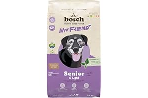 BOSCH TIERNAHRUNG Bosch My Friend+ Dog Senior & Light sucha karma dla psów starszych i z nadwagą, 1 x 12 kg