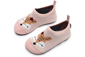 IceUnicorn Hausschuhe Kinder Atmungsaktive Pantoffeln Leicht Rutschfest Kleinkinder Hüttenschuhe Jungen Mädchen Slippers