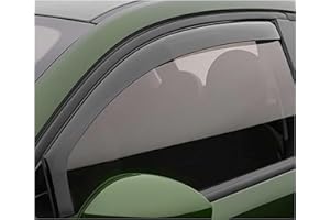 ‎OMAC Windabweiser Regenabweiser kompatibel mit Audi Q5 8RB 2008-2017 Dunkel Acryl 2tlg