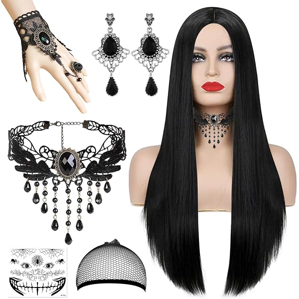 Parrucca Donna Carnevale Cosplay Carnevale Trecce