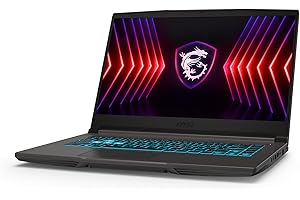 MSI Thin 15 B13UC-1851IT, Notebook Gaming, 15.6" FHD 144Hz, i7-13620H, Nvidia RTX 3050 4GB GDDR6, 16GB RAM DDR4 3200MHz, 512GB SSD PCIe4, WiFi 6E, Win 11 Home [Layout e Garanzia ITA] Nero