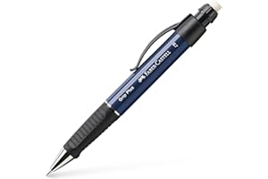 FABER-CASTELL 130732 - ołówek automatyczny Grip Plus, grubość wkładu: 0,7 mm, kolor trzonka: niebieski metaliczny, 1 sztuka