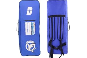 LISZTON Stand up paddle gonfiabile, sedile per kayak e supporto per fotocamera, pagaia 2 in 1, 330 x 76 x 15 cm, fino a 150 kg, pompa con cinghia da piede, zaino