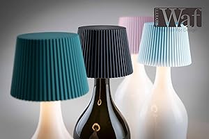 One-Light Sun Lampada Bottiglia a Led, Paralume Lampada Portatile e Ricaricabile, Lampada da Tavolo per Interni/Esterni - Ottanio | Brevetti Waf