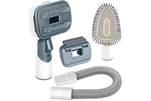 DHNVCUD 3 en 1 Brosse Aspirateur Chien et Chat | Outil de Toilettage Convient à la plupart des aspirateurs avec tuyaux de 32 mm et 35 mm
