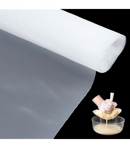 Produktbild von OLYCRAFT 2er-Pack Nylon-Filternetz 120 Maschen, 156 X 114 Cm, 0,1 Mm Dick, Mehrfach Verwendbar