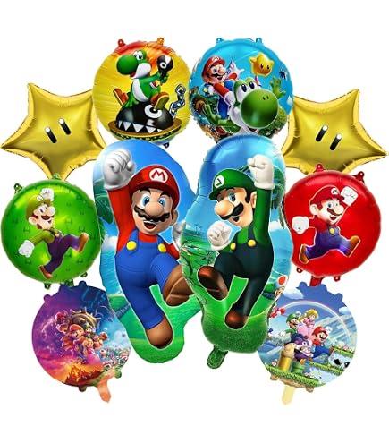 108 Addobbi Compleanno - Decorazioni Cartoon Per Festa Con Banner - 2