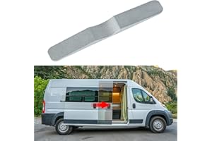 HNEEKYR Aluminium-Schiebetürstopper für Lieferwagen, Wohnmobil, Ersatz für Sprinter, Promaster, Transit, Wohnmobile, Midway Türstopper, 1 Stück Fileted Corner