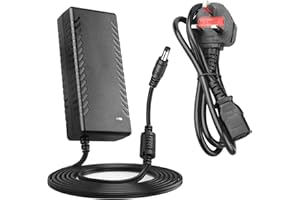 12V 7A Power Adapter UK - LeTaoXing AC 100-240V to DC 12Volt 12V7A Transformers Converter 5.5x2.5mm DC Output Plug for 12V 5050 3528 LED Strip Lights LCD Monitor CCTV Cameras Routers