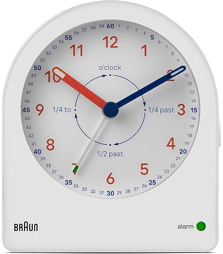 Réveil Seiko QHP012W - Balayage Silencieux, Alarme Mélodie Ou Bip, Snooze - 13x12x7 Cm