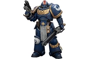 JOYTOY Warhammer 40k Space Marine 2 Ultramarines Lieutenant Titus-Collectors Edition 1/18 Figurine d'action à collectionner et montrer modèle