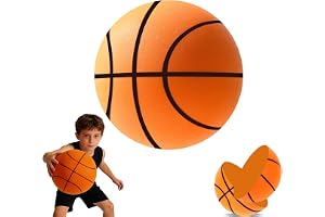 BUERPINKING Tyst basket, tyst basket, inomhus, tyst boll, hög densitet skumboll för träning i rummet, lättviktsträning, airle