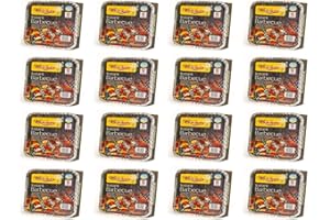 HOLLAND PLASTICS 16 X Bar-Be-Quick Instant Barbecue packs- Each pack feeds 4 people-World's best brand leading disposable BBQ