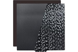 IdeaFormer Placa de impresión Smooth PEO+PET con cama de impresión magnética 370 x 377 mm, placa de acero para muelles PEO PET para plataformas de impresora 3D Creality Ender 5 Plus