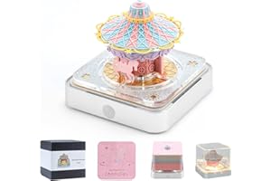 PGTC 3D Calendario a Strappo Adesivi 2025,Carosello fai da te,2025 Calendario a Strappo note Appiccicose incise Pratico Regalo Artigianale Adesivi,casa ufficio Scrivania Decorazione (rosa)