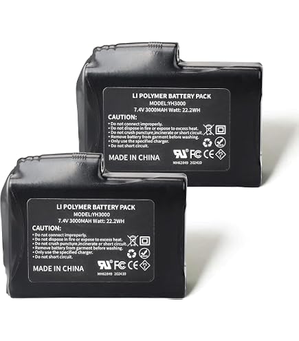 2x 7,4 V 4000 MAh Akku Für Beheizte Handschuhe & Socken – Mit Ladegerät, Langlebig & Sicher