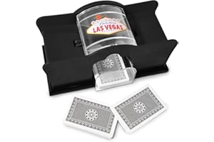 HNCY melangeur de Carte Manuelle, Manuel mélangeur de Carte - Noir