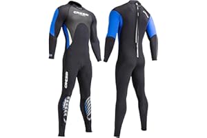 Cressi Morea Man Monopiece Wetsuit 3 mm - Muta Monopezzo senza Cappuccio Neoprene Ultrastretch, per Uomo