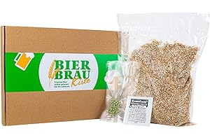 BRAU-PARTNER Braupartner BierbrauKiste Nachfüllpack HELLES | Echte Rohstoffe | zum Nachbestellen und erneuten Brauen mit dem Bierbrauset