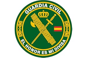 Artimagen Adesivo Cerchio Guardia Civil Il Onore è Il Mio Motto Ø 50 mm/UD