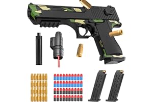 DAZZTIME Zabawkowy pistolet z pianki, pistolet dla dzieci, miękka pianka, piankowy pistolet zabawkowy, na 14+ prezenty dla dzieci