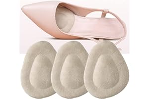 HAOXYO Cuscinetti Plantari Ortopedici,6 Paia Cuscinetti per Avampiede Tacchi,Cuscinetti Metatarsali,Copertura Piedi per Sollievo dal Dolore e Alleviare Il Pressione(Beige)