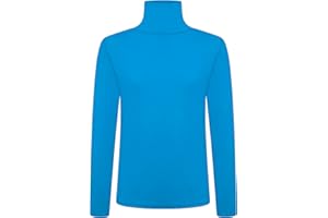 Loxdonz Girls Long Sleeve Turtleneck Tee Shirt Kids Casual High Neck Tops T-Shirts (3 Toddler-13 Years)