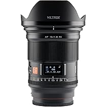 VILTROX AF 16 mm f/1.8 FE Tam Çerçeve Lens, Sony E için, Dahili
