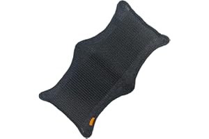 SaferCCTV Motorrad Sitzauflage 3D Mesh Luftgekühlt Motorrad Sitzbezug Atmungsaktiv XL