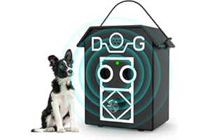 TOHOYARD Antiladridos para Perros, 3 Frecuencias Automática Ultrasónico Antiladridos Perros Vecinos, 50 Pies Dispositivo Antiladridos Ladridos Perro Prueba Agua Antiladridos con LED Interior Exterior