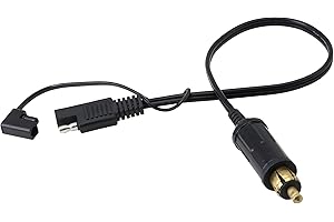 CERRXIAN DIN Hella Powerlet wtyczka do złącza adaptera SAE, pasuje do gniazda zasilania OEM, motocykli Triumph, Victory lub Ducati Multistrada