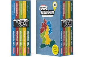 #JAWORSKYJ Photo Travel Guide Germany, Austria, Switzerland - 5 Books Collector's Edition with Box & Photo Spots, Card DIN A1 Poster - Photo Spots, Slipcase