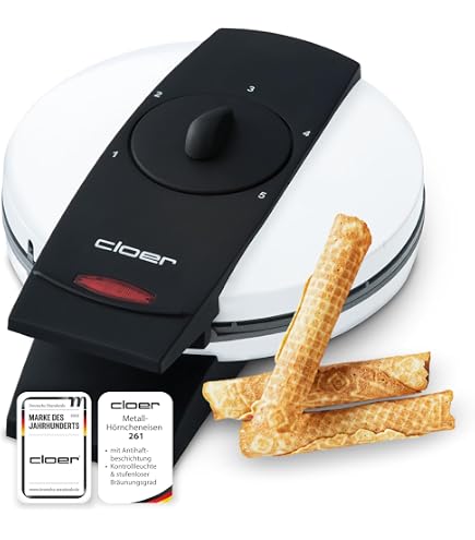 Produktbild von CBE Waffeleisen Für Offene Flamme – Rundes Aluminium, Traditionell, Für Dünne, Knusprige, In 4 Teile Teilbare Waffeln