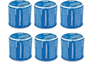 ALTIGASI BOMBOLETTA Cartuccia CARTUCCE A Gas 190 GR - C206 GLS CAMPINGAZ C206GLS - con Sistema Sicurezza A Membrana - Offerta per 6 BOMBOLETTE