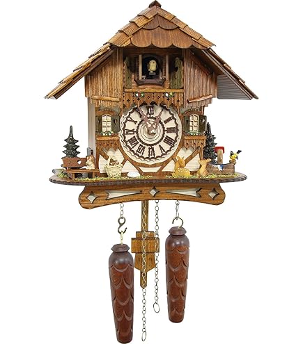 Pendulette en miniature de la Forêt Noire maison de la Forêt-Noi.. TU 73 SB neuf